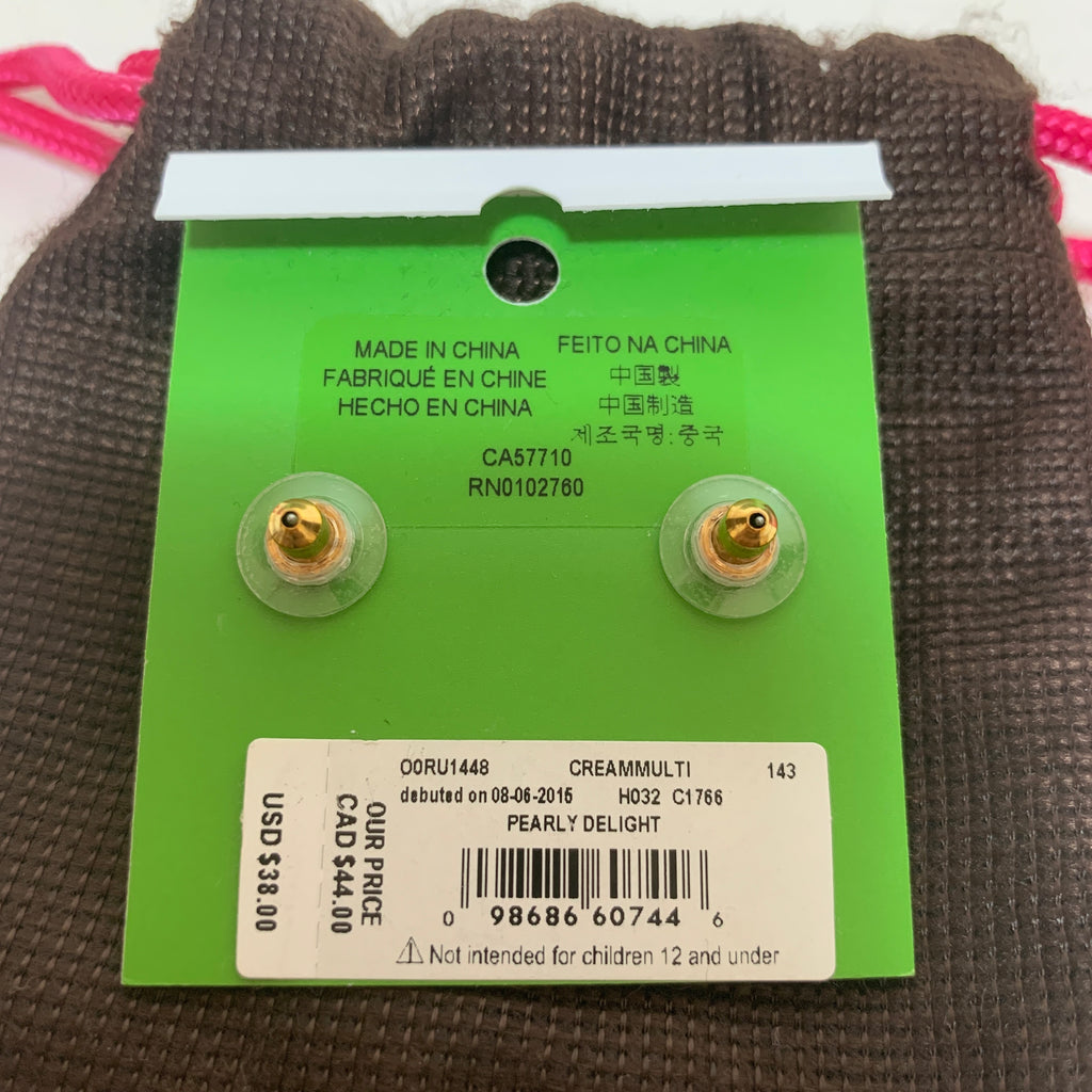 Kate Spade 'Pearly Delight' Drop Earrings | Brand New |