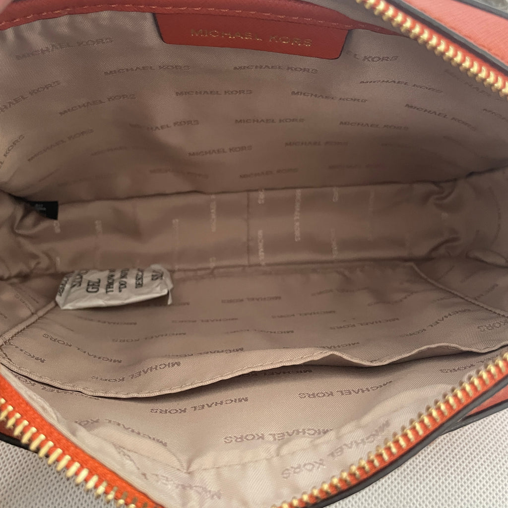 Michael Kors Orange Leather Crossbody | Gently Used |