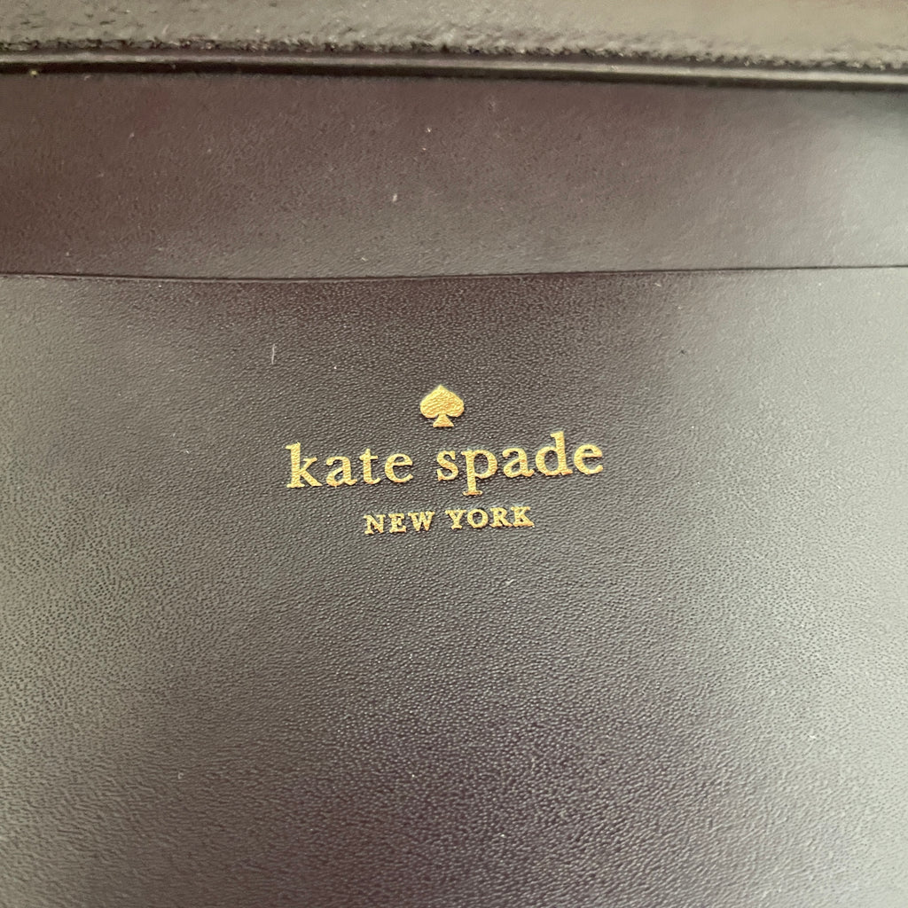 Kate Spade Black and Pink Leather Crossbody Bag | Gently Used |