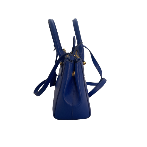 Ralph Lauren Electric Blue Leather Satchel | Gently Used |