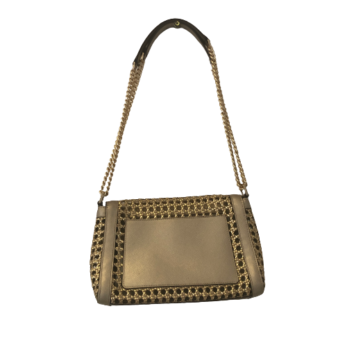 Michael Kors Gold Leather Mesh Bag | Gently Used |