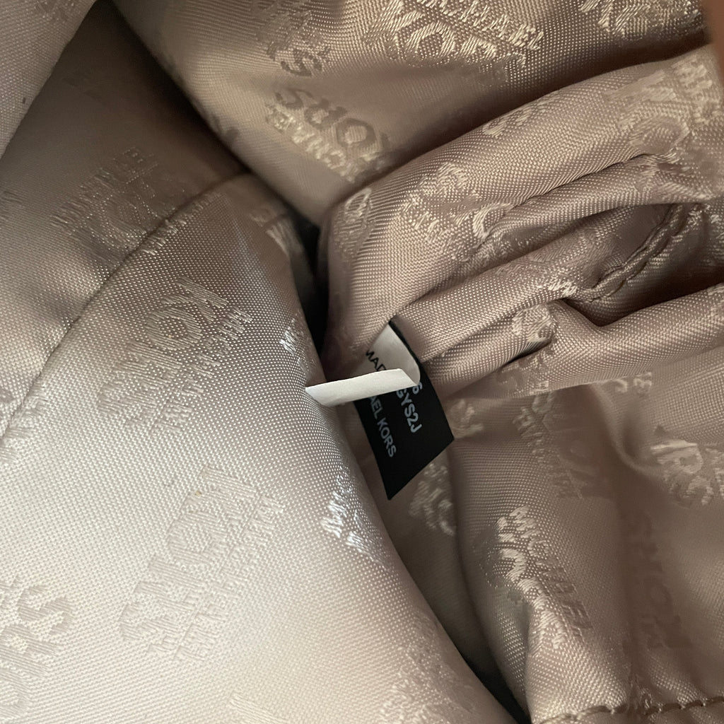 Michael Kors Beige and Brown Monogram 'Grayson' Tote Bag | Pre Loved |