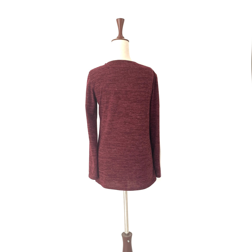Quiz Maroon Top | Pre Loved |