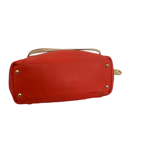 Michael Kors Orange-Red Leather Jetset East West Tote Bag | Pre Loved |