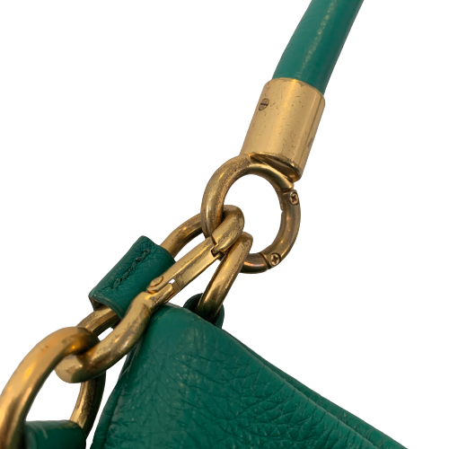 Marc Jacobs Green Leather Convertible Shoulder Bag | Pre Loved |