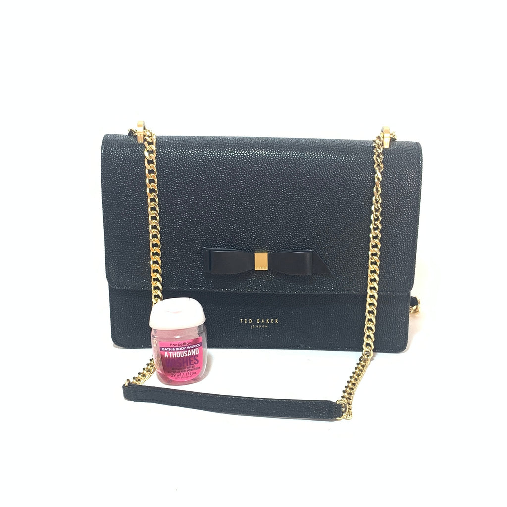 Ted Baker Black 'Joanna' Convertible Crossbody Bag | Brand New |