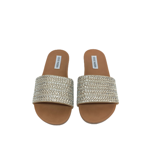 Steve Madden Rhinestone Slides | Brand New |