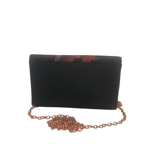 Ted Baker Navy Printed Canvas Small Crossbody Bag | Pre Loved |