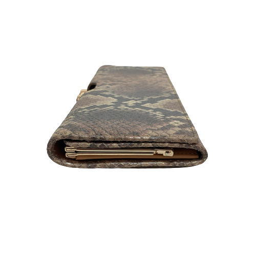 Ted Baker Snakeskin Print Leather Clutch | Gently Used |