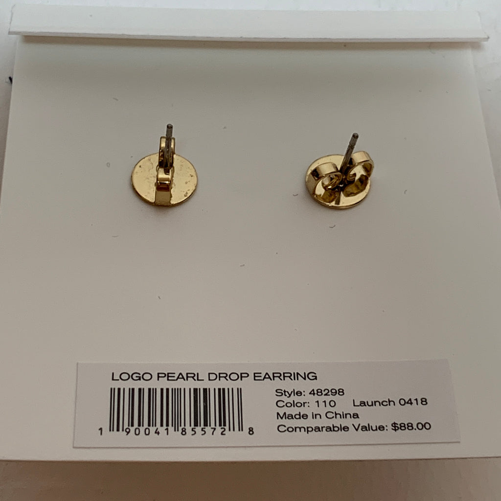 Tory Burch Pearl Drop Earrings | Like New |