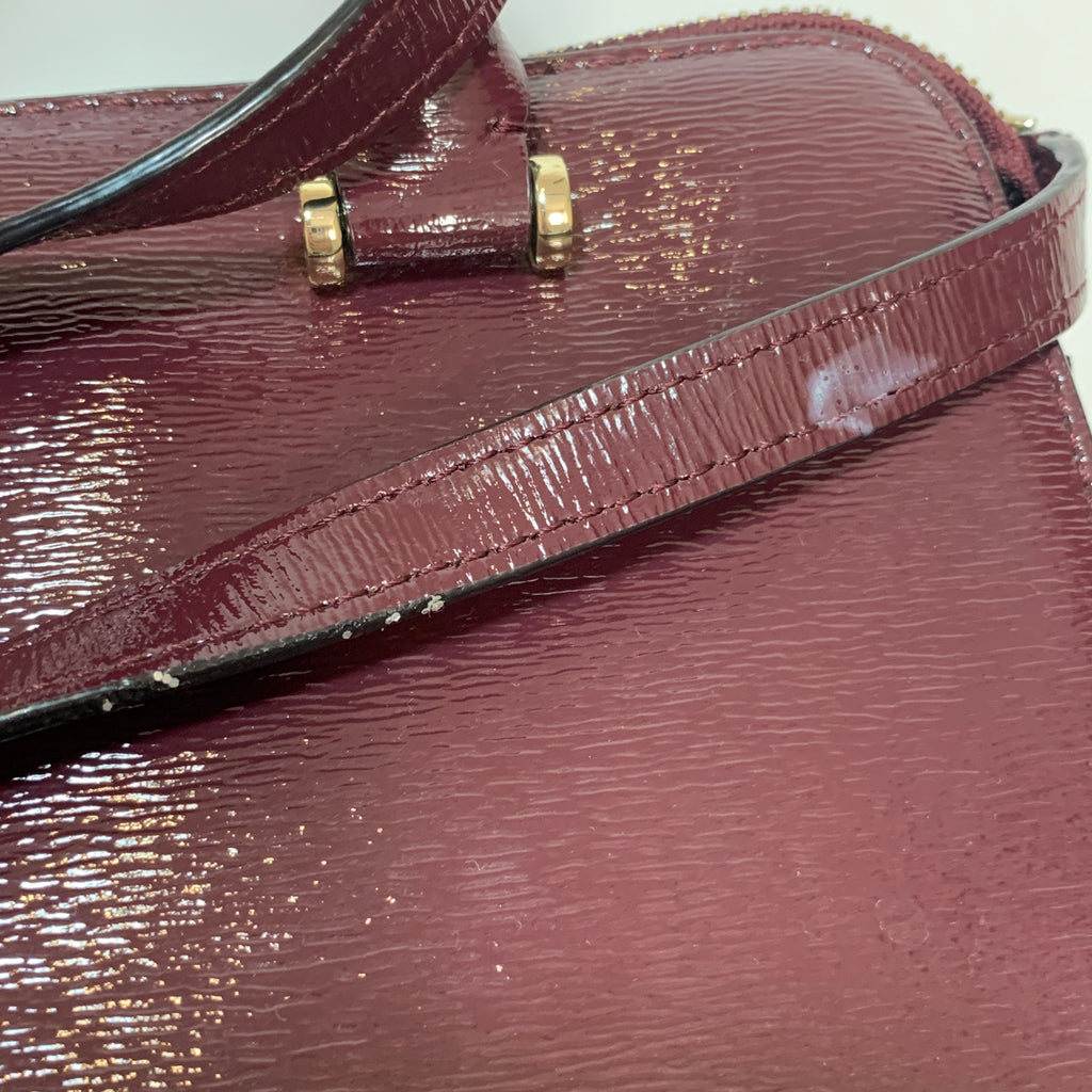Kate Spade Maroon Leather Satchel | Pre Loved |