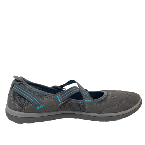 Clark's Grey Aria Mary Jane Walking Shoes | Brand New |