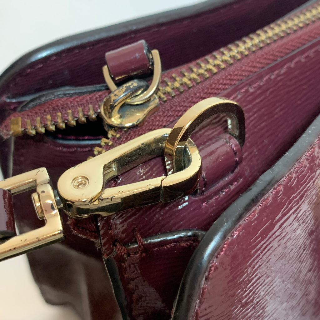 Kate Spade Maroon Leather Satchel | Pre Loved |