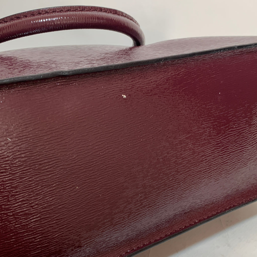 Kate Spade Maroon Leather Satchel | Pre Loved |