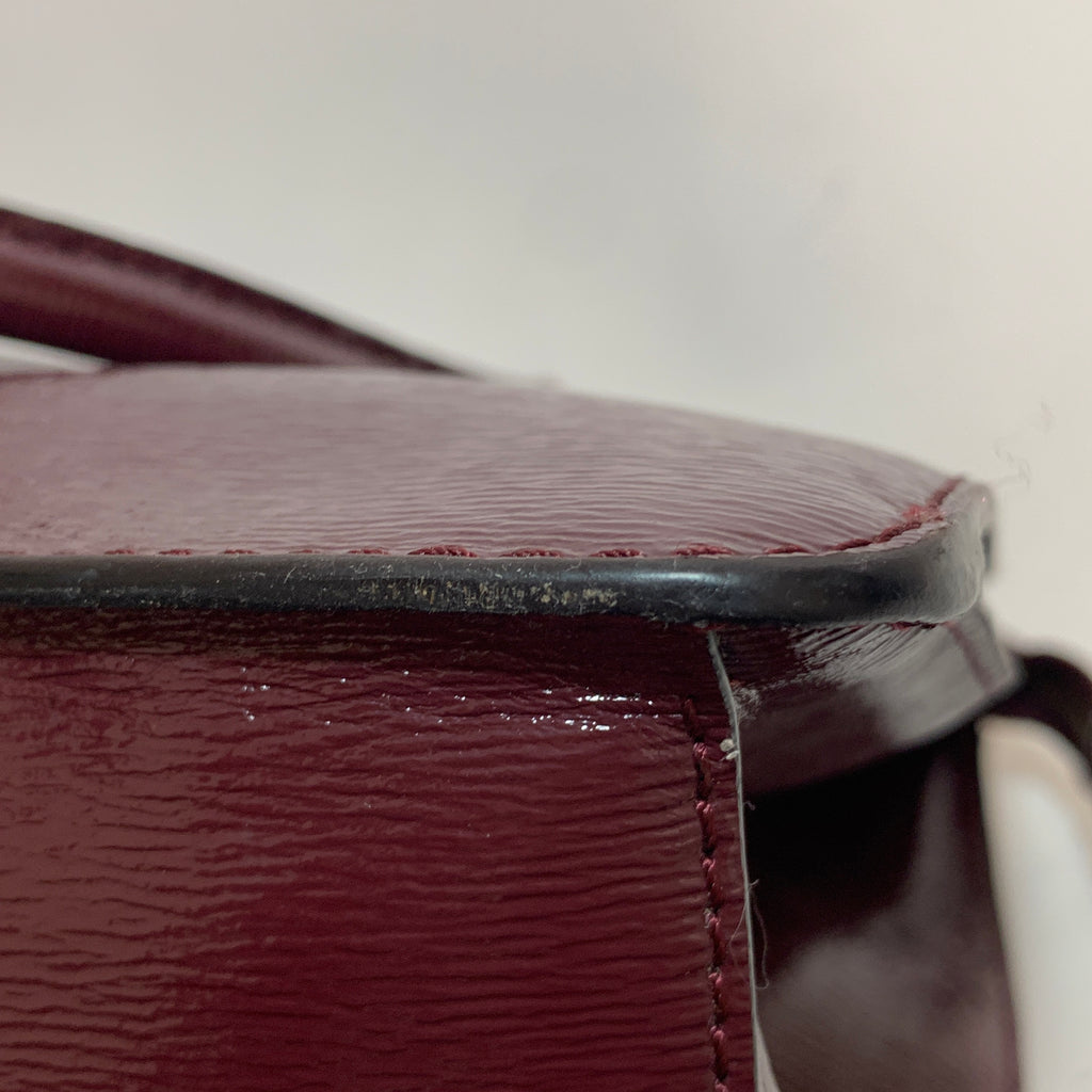 Kate Spade Maroon Leather Satchel | Pre Loved |