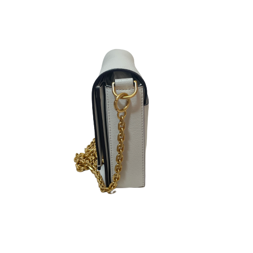 Tory Burch 'KIRA' White Leather Shoulder Bag | Like New |