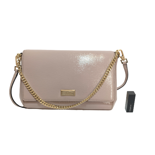 Kate Spade Taupe Leather Crossbody Bag | Gently Used |