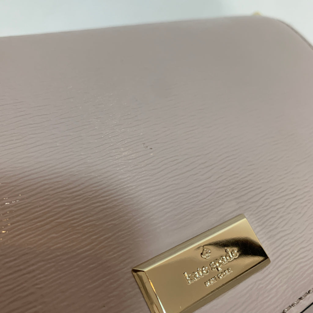 Kate Spade Taupe Leather Crossbody Bag | Gently Used |