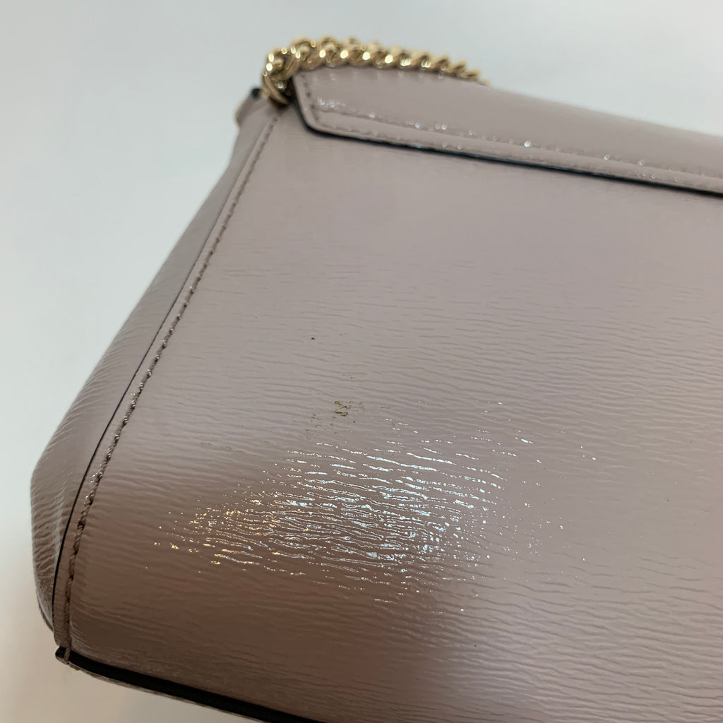 Kate Spade Taupe Leather Crossbody Bag | Gently Used |