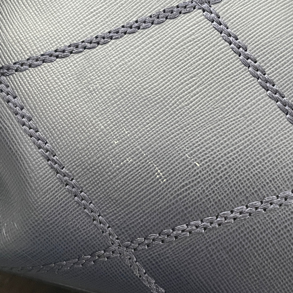 Tory Burch 'Robinson' Navy Leather Stitched Tote | Gently Used |