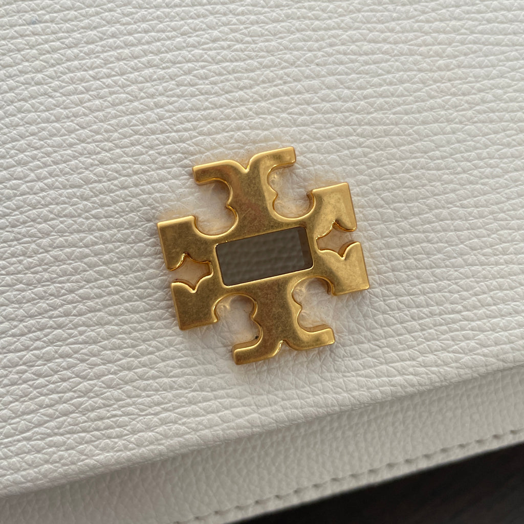 Tory Burch 'KIRA' White Leather Shoulder Bag | Like New |