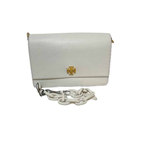 Tory Burch 'KIRA' White Leather Shoulder Bag | Like New |