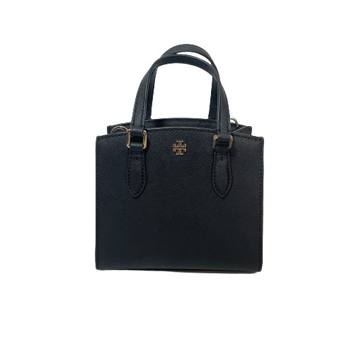 Tory Buch Black Leather 'Emerson' Mini Satchel | Like New |