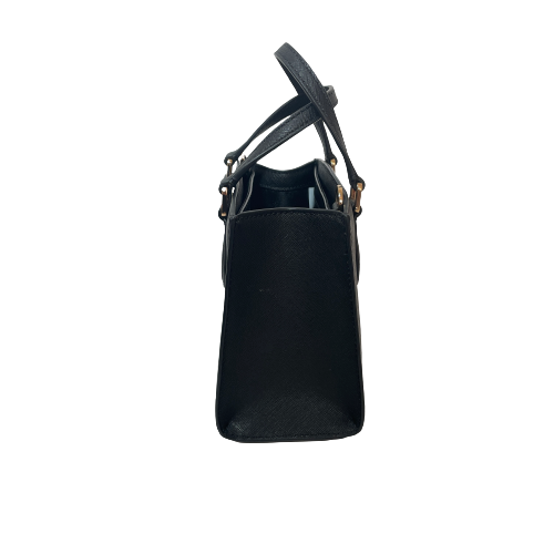 Tory Buch Black Leather 'Emerson' Mini Satchel | Like New |