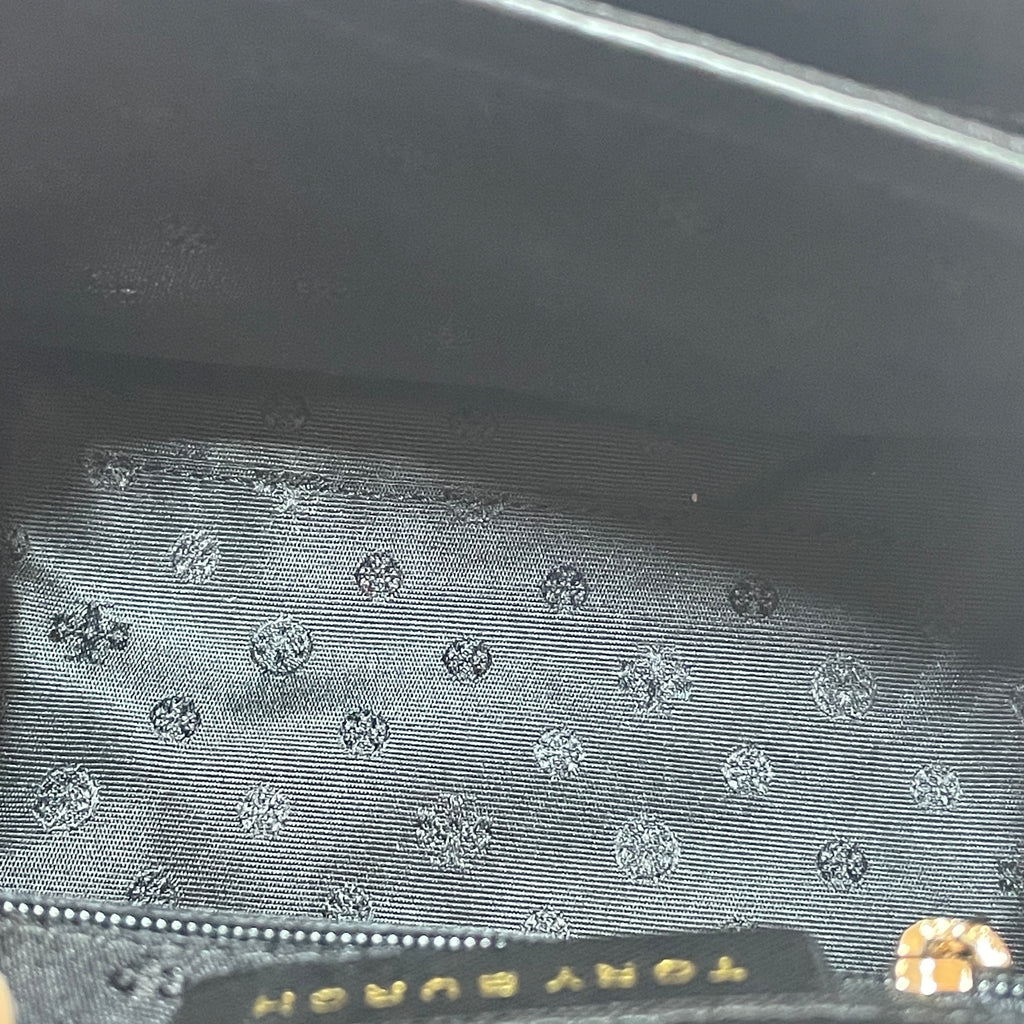 Tory Buch Black Leather 'Emerson' Mini Satchel | Like New |