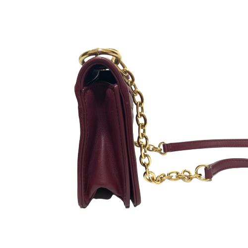 Tory Burch Maroon Mini Alexa Leather Shoulder Bag | Pre Loved |