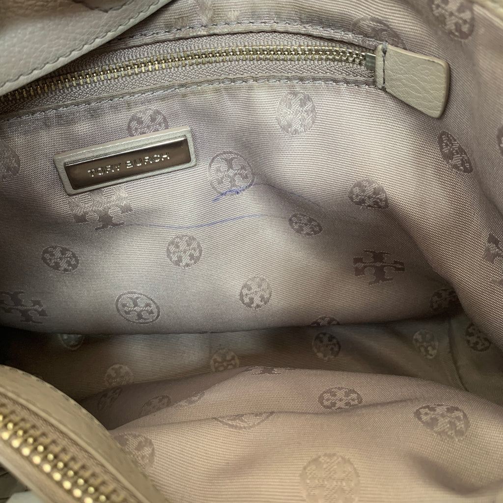 Tory Burch Light Grey 'Britten' Tote Bag | Pre Loved |