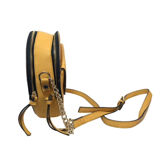Steve Madden Yellow Round Cross-body Bag | Pre Loved |