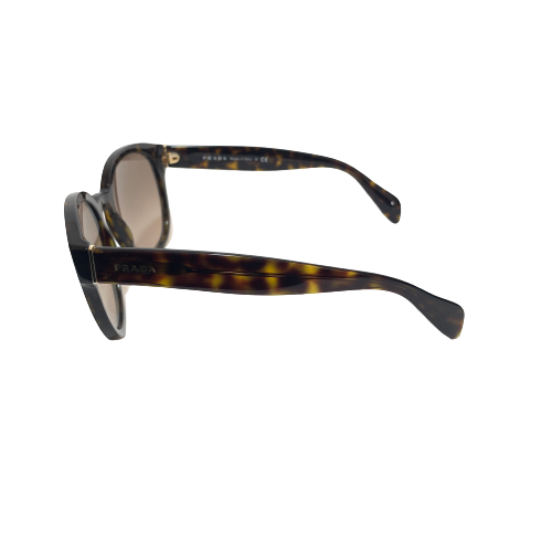 Prada SPR 18R Brown Round Sunglasses | Like New |
