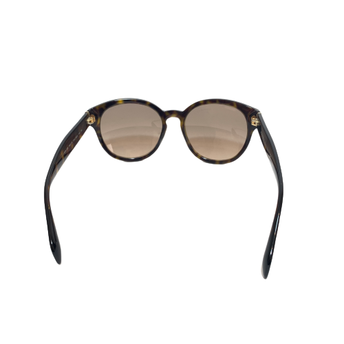 Prada SPR 18R Brown Round Sunglasses | Like New |