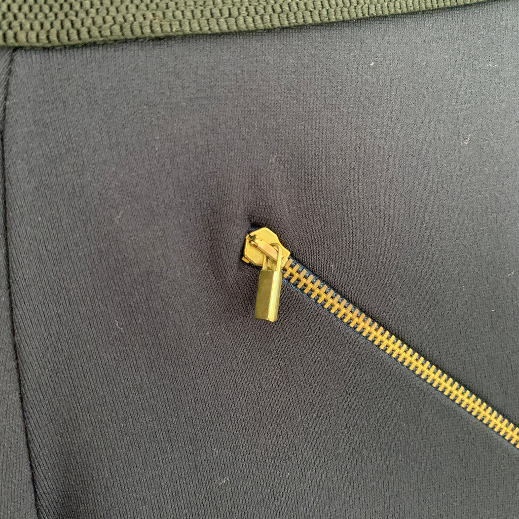 ZARA Navy Jegging Zip Pants | Gently Used |