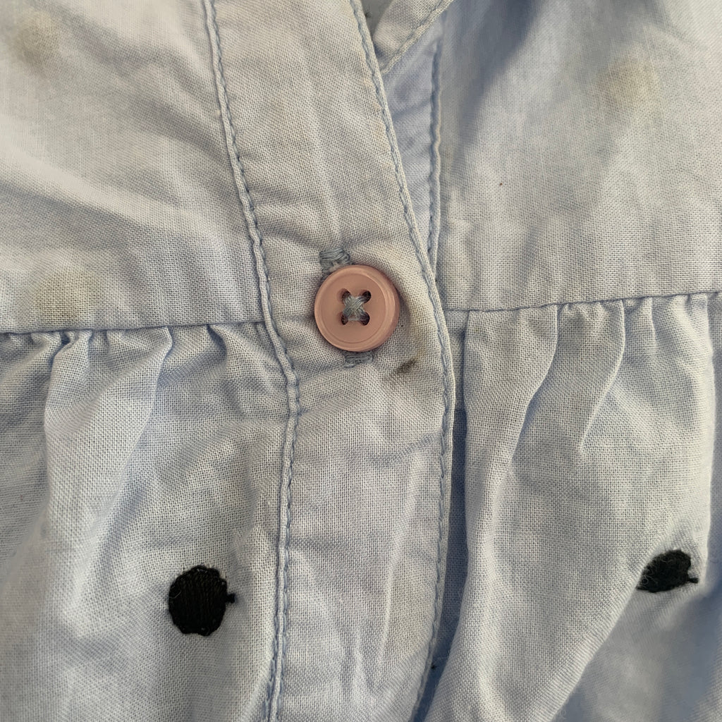 Dorothy Perkins Blue Cold-Shoulder Top | Pre Loved |