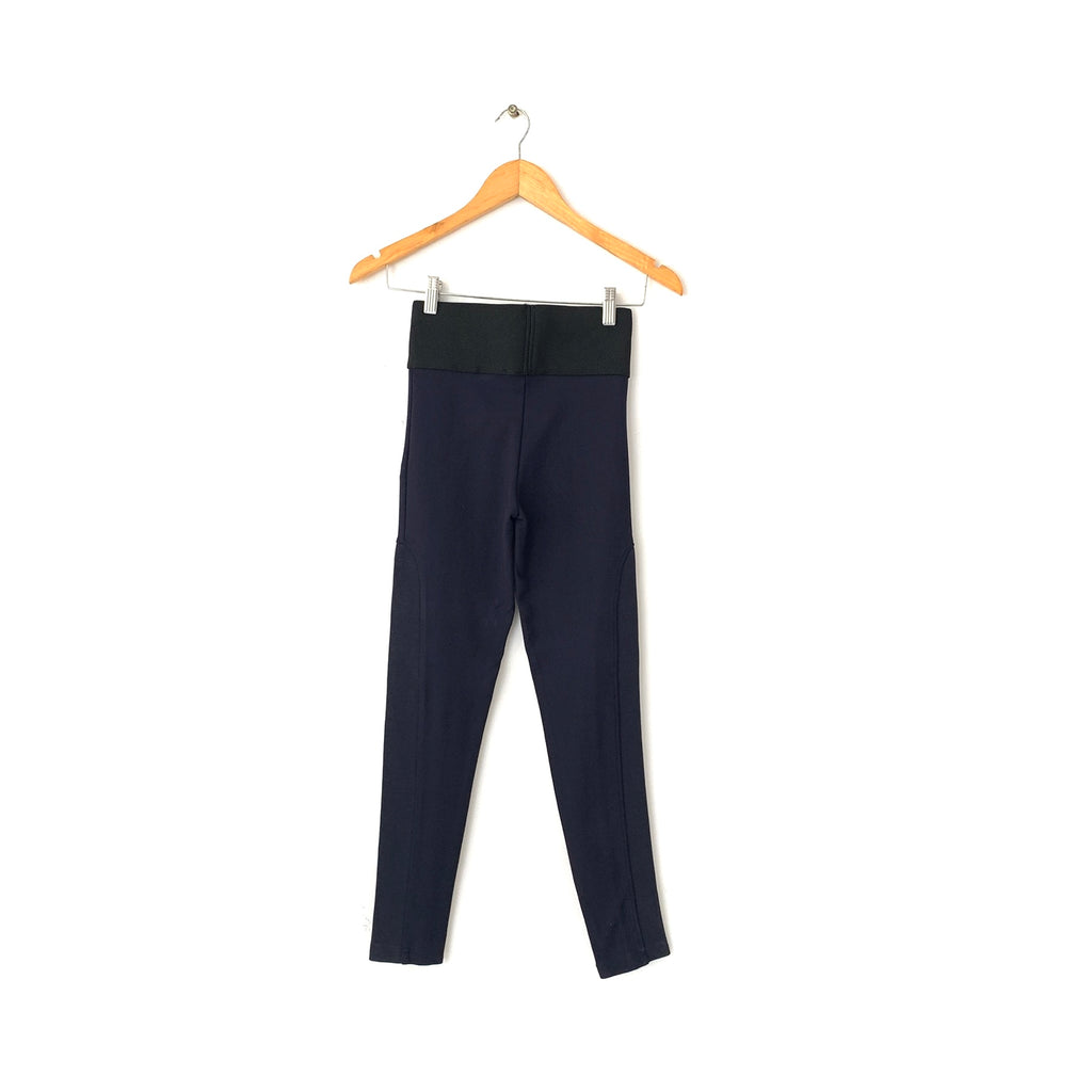 ZARA Navy Jegging Zip Pants | Gently Used |