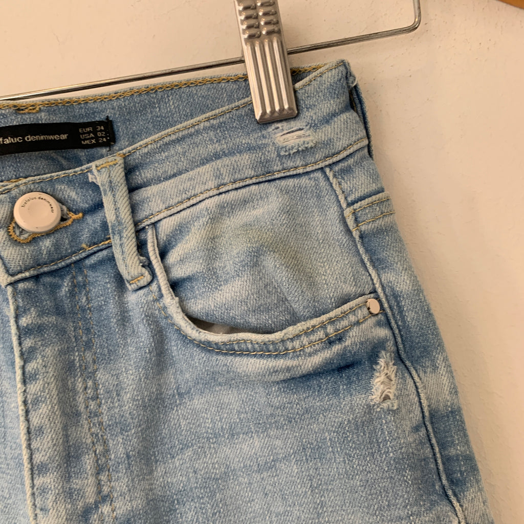 ZARA Light Blue Denim Jeans | Pre Loved |