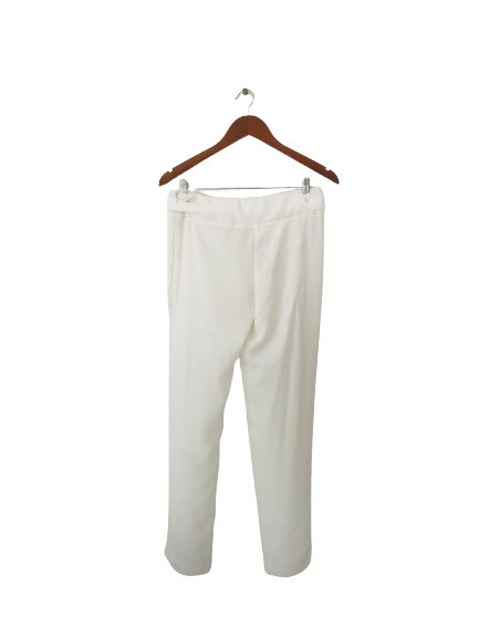 Mango White Tie-waist Pants | Gently Used |