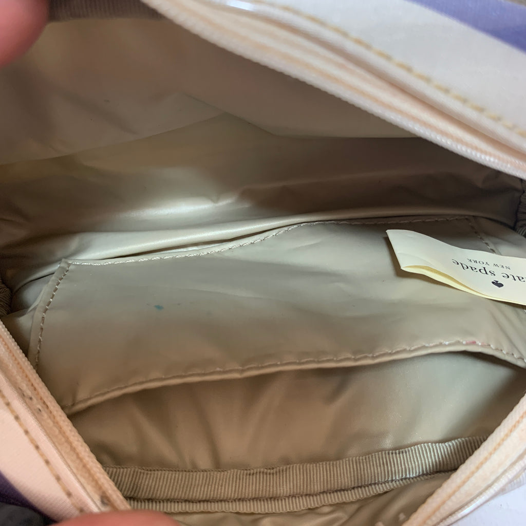 Kate Spade Striped Makeup Pouch | Pre Loved |