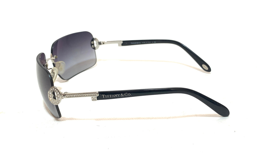Tiffany TF 3024B Rectangular Rimless Sunglasses | Like New |