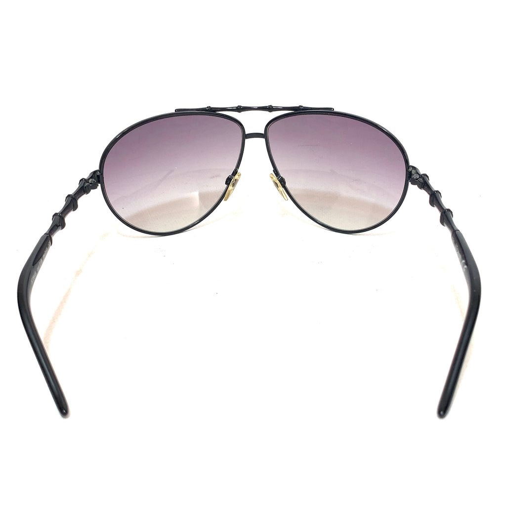 Just Cavalli JC 264S Black Unisex Oversized Aviator Sunglasses | Like New |