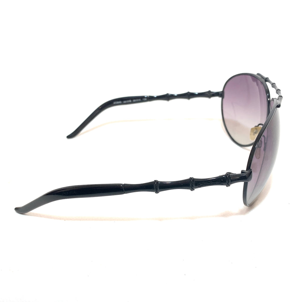 Just Cavalli JC 264S Black Unisex Oversized Aviator Sunglasses | Like New |