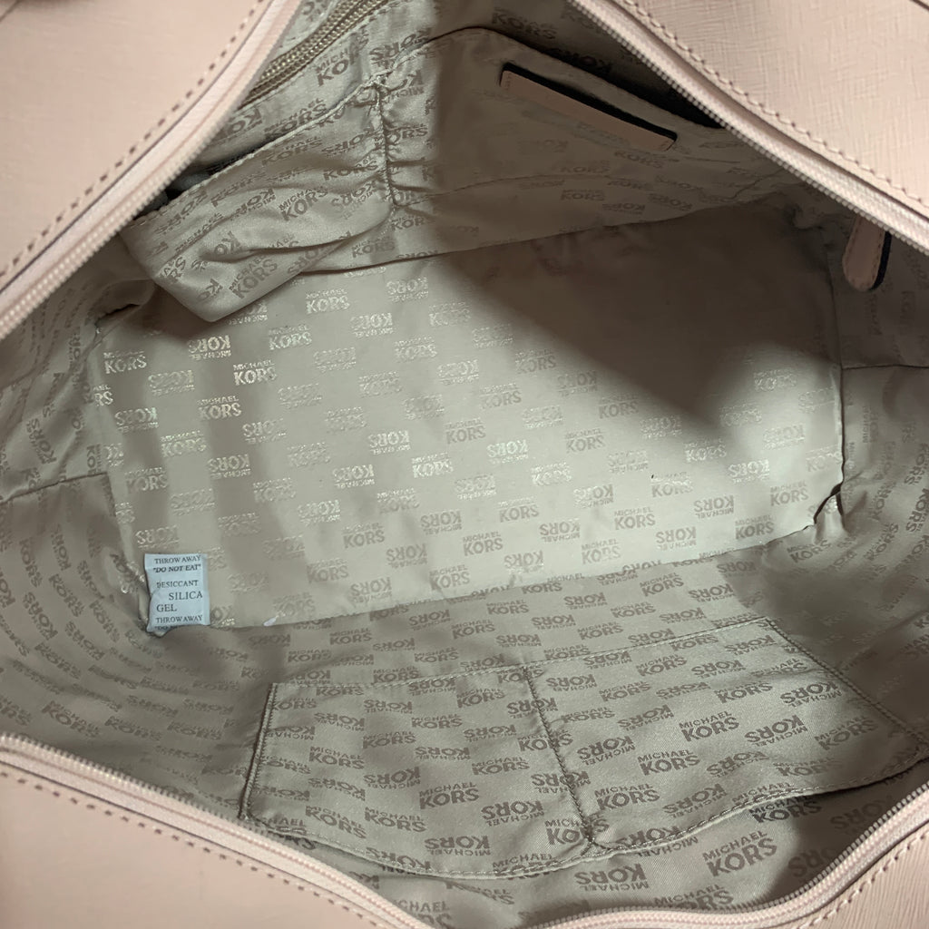 Michael Kors Light Pink Leather Large Tote | Gently Used |