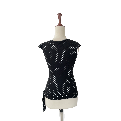 VERO MODA Black Polka Dot Top | Gently Used |