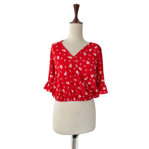 Streetwear Society Red & White Top | Gently Used |