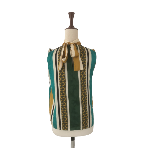 Mango Printed Sleeveless Top | Pre loved |