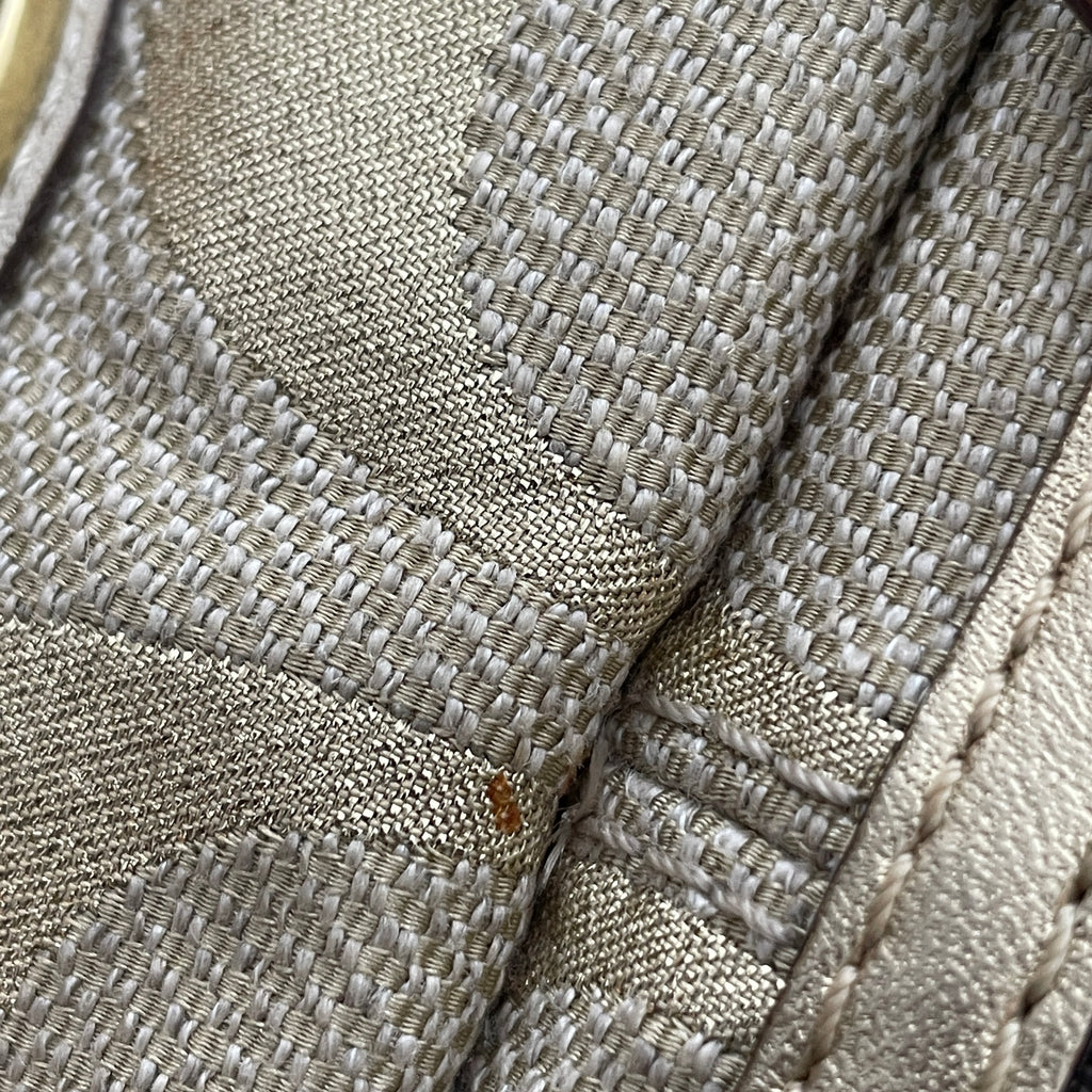 Coach Beige & Gold Canvas & Leather Tote | Pre Loved |