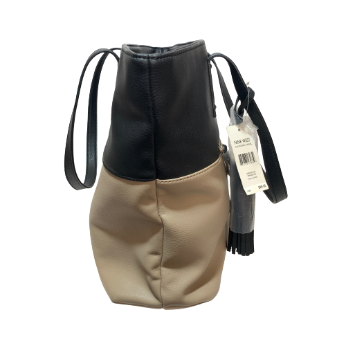 Nine West Greige & Black Shoulder Bag | Brand New |
