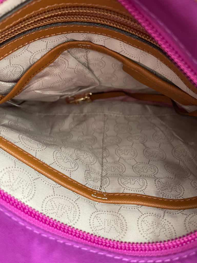 Michael Kors Purple Nylon Cross-Body Bag | Gently Used |